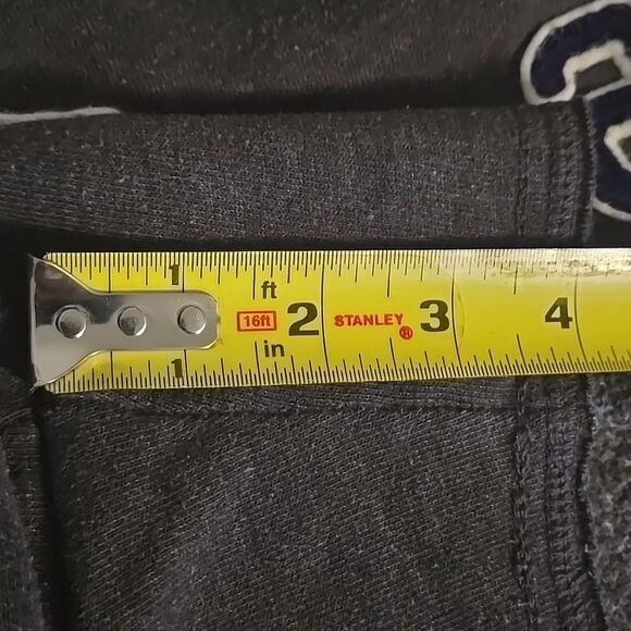 Abercrombie Charcoal Gray Shorts Embroidered Detail Vintage Medium - Picture 10 of 16